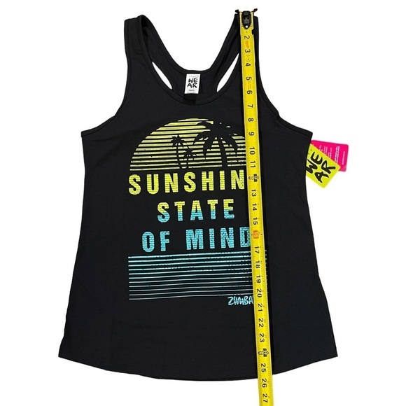 Zumba Black Tank Top Sunshine State Of Mind in XS- XSpicy - Picture 7 of 10